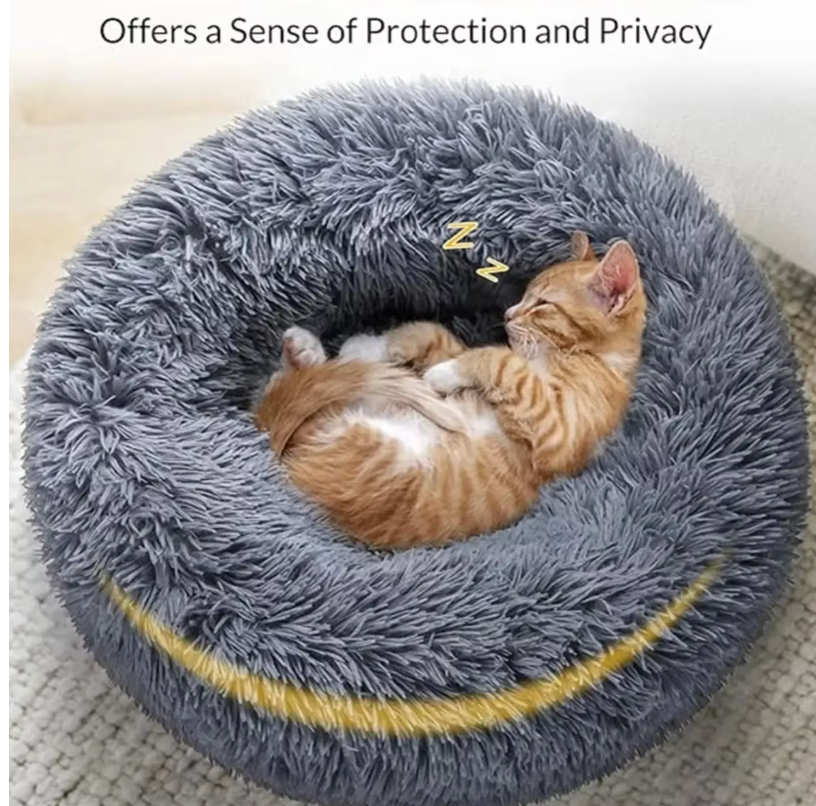 CloudCalm™ Calming Anti-Anxiety Donut Dog Bed