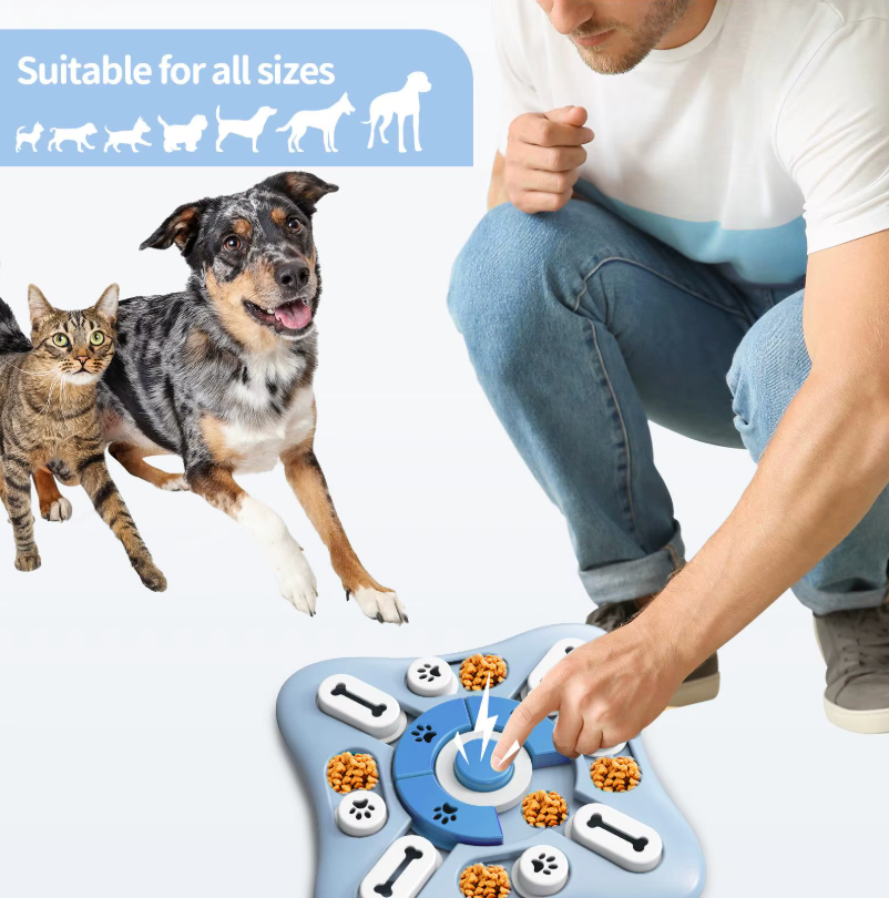 PupPuzzle™ Interactive Dog Treat Puzzle Toy